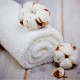 Plain white towel 500 gsm